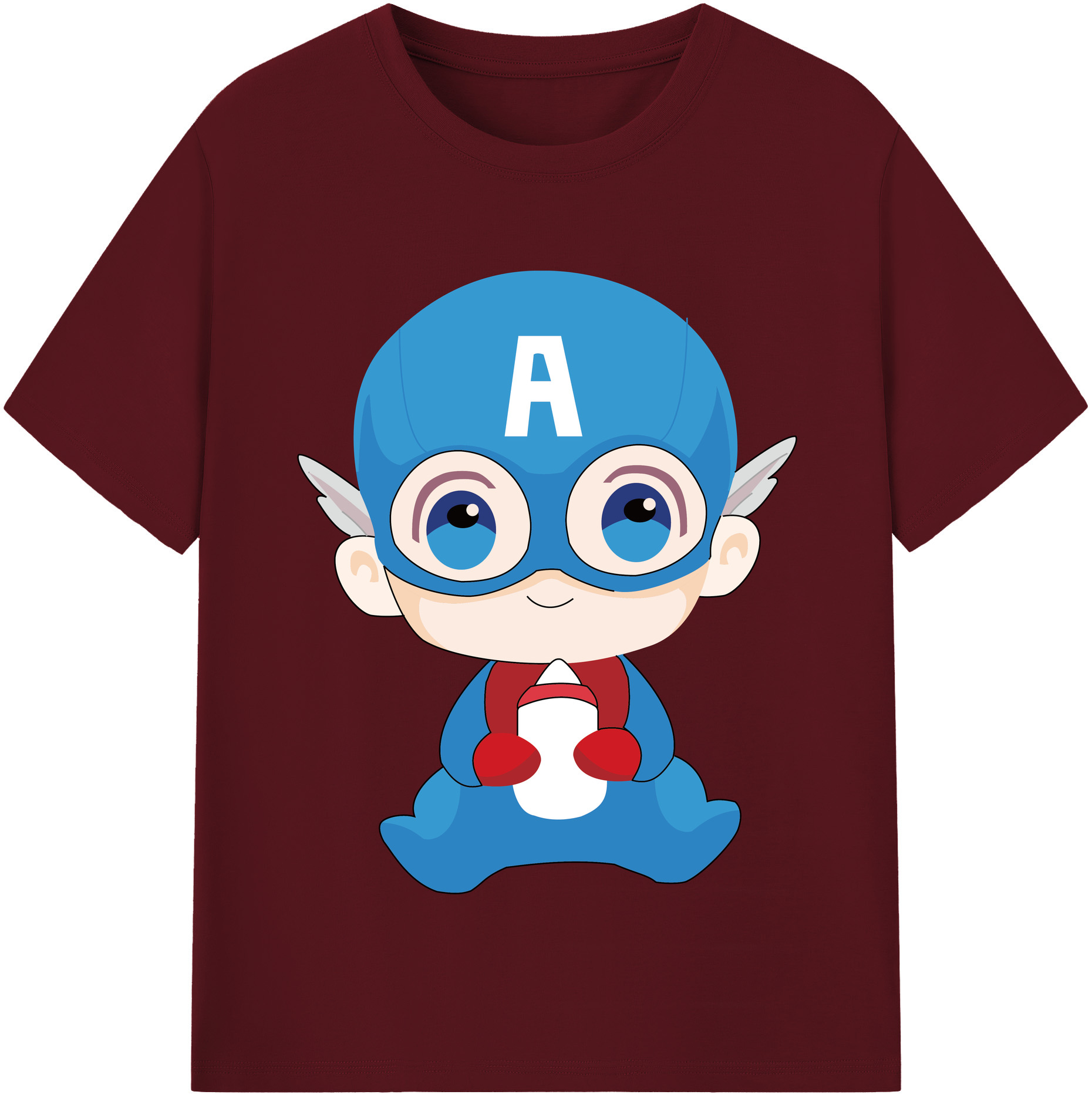 （画像用） アベンジャーズ The Avengers 綿100％半袖Tシャツ（フロントプリント）